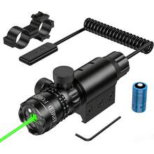 803 Lente objetiva ajustável para telescópio monocular a laser vermelho-verde, lente objetiva com retículo, acessório tipo estilingue, à prova d'água e resistente a impactos. - Preto - Visão 1