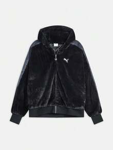 Puma 中性款 CNY 人造毛皮夾克 63608101 - 黑色 - 查看 1