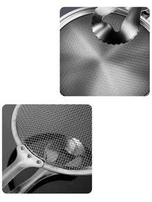 1/2/3/4pcs Stainless Steel Oil Draining Scoop, Frying Straining Spoon, Food Oil Draining Clip - Silver - View 6