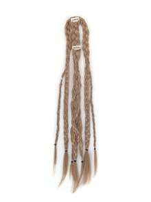 Braided Wig, Hand-Woven, 24-Inch Clip-On Ponytail Extension, Suitable For Men To Wear Daily And For Parties. - Multicolor - View 12