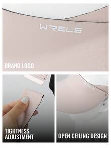 1pc WRELS Foldable Sun Hat, UV Protection, Travel Essential, Lightweight Open Top Design, Suitable For Cycling, Quick Dry - Visor - View 5