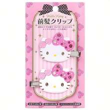 SANRIO 2件櫻花系列側夾/髮夾/瀏海夾，百搭時尚，適合日常裝飾，理想的節日禮物、聖誕禮物 - A - 查看 1