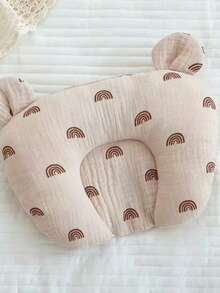 1pc Baby Head Shaping Anti-Flat Head Breathable Sweat-Absorbing All-Season U-Shaped Pillow 20*25cm - Multicolor - View 5