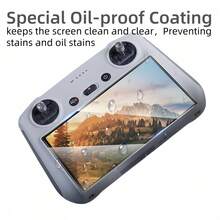 3 قطع واقي شاشة من الزجاج المقسى لجهاز التحكم عن بعد للطائرة بدون طيار Mini 3 Pro/Mavic 3 Pro/Air 3 RC/RC 2، صلابة 9H، وضوح عالٍ، حماية من الوهج والخدوش - مشاهدة 8