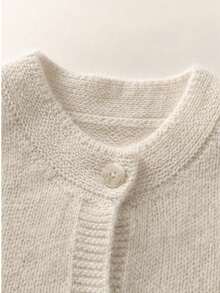 女款時尚花卉針織背心，Y2圓領鈕扣無袖上衣，適合聖誕節、萬聖節及日常穿著 - 白色 - 查看 8