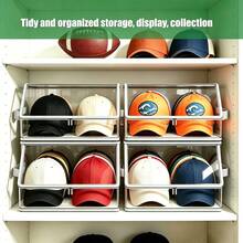 OrdoVault 1/2 buah Organizer Topi Transparan Bening, Kotak Penyimpanan Topi Plastik dengan Resleting, Kotak Pajangan Topi untuk Organizer Lemari, Dekorasi Kamar Tidur, Perlengkapan Kembali ke Sekolah - View 5