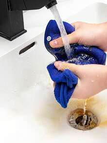 Magic Broom Replacement Pad, Broom Cloth, Household Dusting Replacement Cloth, Squeegee Pad, Coral Fleece Cleaning Cloth, Absorbent Cleaning Rag, Dry And Wet Dual Use, Reusable Broom Mop Cloth, Suitable For Living Room, Bedroom, Kitchen, Glass, Floor And Other Home Cleaning, Essential For Home Cleaning - Multicolor - View 3