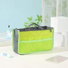 1PC Wallet Organizer/Handbag Insert-13 Pockets, Waterproof Nylon Material, Cosmetic Travel Organizer, Simple Foldable, Multi-Functional Organizer, Gift Bag, School Supplies, Teacher Gift, Back To School Teacher Accessory. - Multicolor - View 15