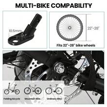 2-In-1 Bike Cargo Trailer & Wagon Cart, Multi-Use Bicycle Trailer With Quick Release 16" Pneumatic Wheels, Kickstand-XY806220 - B71-083V00BK - View 9