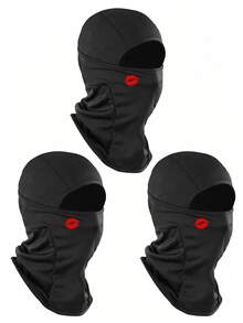 Red Lip Print Balaclava, Breathable Mesh Motorcycle Full Face Mask, Windproof & Dustproof Y2K Street Style Women's Headwear, Suitable For Riding And Daily Fashion - Multicolor - View 14