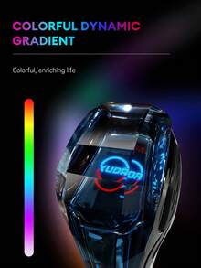 XUDA New Crystal Gear Shift Knob, Crystal Seven-Color LED Light Gear Shift Handle, Plug And Play, Portable Side Interface, Comfortable Grip, Wear-Resistant And Scratch-Resistant, Suitable For Lexus, Audi, Models - Vehicle Model - View 6