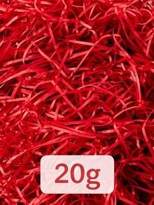 1 Pack Colorful Shredded Crinkle Raffia Paper Filler 20g/50g, DIY Gift Box Wrapping Decor, Party Filler For Wedding, Valentine's Day, Easter & Birthday - View 14