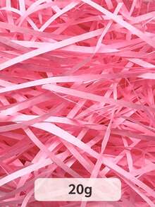 1 Pack Colorful Shredded Crinkle Raffia Paper Filler 20g/50g, DIY Gift Box Wrapping Decor, Party Filler For Wedding, Valentine's Day, Easter & Birthday - View 15