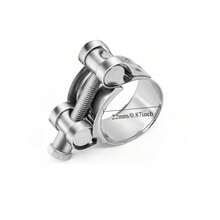 T-Bolt Hose Clamp,20-22mm OD Range 304 Stainless Steel Pipe Strap Clamp, Adjustable Heavy Duty Tube Clamp (4 Packs, 0.79" To 0.87") Industrial - Multiple Styles - View 6