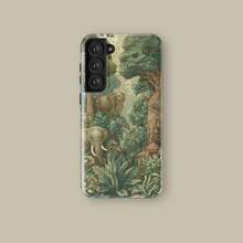 Summer Tropical Rainforest Floral Design Cover For IPhone 17 16 15 14 13 12 11 Pro Max, Floral Cover For Samsung S21 S22 S23 S24 S25 Ultra Case - Tough Glossy Case - View 1