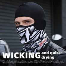 Fabulous Be Xtreme Ice Silk Quick-Dry Cycling Headwear Unisex Breathable Sun Protection Face Mask Outdoor Motorcycle Running Windproof Dustproof Face Neck Gaiter - Multicolor - View 3