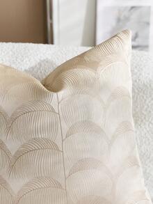 1/2 Pcs Set Modern Scandinavian Yarn-Dyed Polka Dot Cushion Cover Comfortable Modern Striped Textured Cushion Cover, Suitable For Sofa, Bedroom, Living Room, Showroom, All Seasons - Beige - View 3