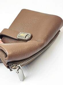 MINGYOU Dompet Pendek Wanita Super Lembut PU Kapasitas Besar, Dompet Multi-Fungsional Berlapis, Penutup Magnetik yang Indah, Dompet Genggam dengan Banyak Slot Kartu, Dompet Koin dan Kartu Identitas dengan Resleting, Lembut, Ringan, Praktis, Cocok untuk Pesta, Kencan, Liburan, dan Hadiah - Unta - View 9