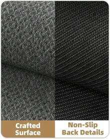 COLOR&GEOMETRY Eingangsmatte für den Innenbereich, rutschfest und saugfähig, 81x122, dünne Eingangsmatte – waschbarer Teppich für Eingangsbereich,üröffnung und Flur, grau MVKX - Melange Grey - Übersicht 6