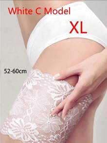 1 Pair Lace Thigh Straps, Invisible Anti-Chafing Anti-Slip Garter Belt, Sexy Black Lace Lingerie Accessory, Women's Daily Lingerie Accessory, Suitable For Parties - Multicolor - View 8