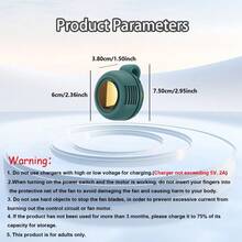 New Portable Mini Rechargeable Fan MF019 Powerful Cyclone Waist Clip Fan Low Noise Suitable For Travel And Running - Multicolor - View 3