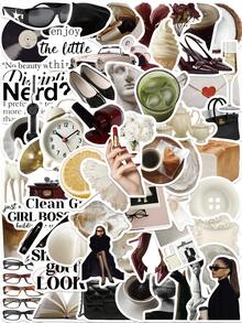 50PCS Vintage Museum Girl & Dark Academia Aesthetic Stickers For Scrapbooking, Journaling Office Stationery Planner Notebook Water Bottle Laptop Phone Case Desk Decor Accessories Birthday Gifts Daily Life Graduation Presents Daily DIY Stickers - A - View 9