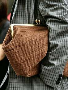 Luxury Design Clutch Bag, Fashion Evening Bag, Large Capacity Women's Handbag, Multifunctional Tote Bag - Multicolor - View 3