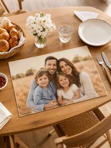 Personalized Wedding Photo Placemats, Customized Couple Dinner Mats, Suitable For Wedding Reception, Reusable And Easy To Clean - Multicolor - View 3
