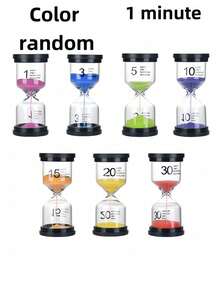 1pc Exquisite Colorful Timer Stress Relief Toy 1min/3min/5min/10min/15min/30min Timer For Game, Classroom, Home, Office (Random Color) - Multicolor - View 8
