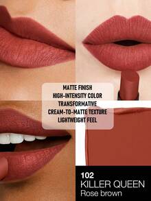 NARS Powermatte唇膏 #102 Killer Queen 1.5克/0.05盎司 | 浓郁哑光唇色，高饱和度 | 轻盈舒适，持久不拔干 | 丝绒哑光妆效，显色度高 | 顺滑易涂，适合日常或特殊场合 | 多款浓郁色号可选 | 打造大胆迷人的唇妆 - 102 Killer Queen - 查看 2