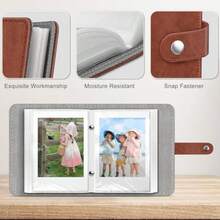 Fintie Mini Photosアルバムブック 2x3インチフィルム用 - 52ポケット 小型アルバム 富士フィルム チェキ  Miniインスタントカメラ/ Hi-Print 写真用  フォトカードホルダーバインダー お祝い 軽量 柄 花 - チェックする 3