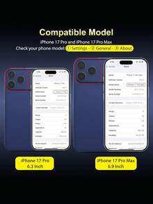 3片深藍色鋁合金強化玻璃防刮全覆蓋相機鏡頭保護貼，適用於 iPhone 17 Pro 17 Pro Max 16 Pro 16 Pro Max 15 Pro 15 Pro Max 14 Pro 14 Pro Max 13 12 Pro 12 Pro Max 11 Pro Max，熱門日常手機配件 - 藏蓝色 - 查看 3