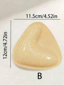 1入可重複使用雙面黏貼式胸墊 - 填充式黏貼胸墊內襯 - 適用於洋裝與泳裝的黏貼式胸墊襯墊 - 彩色 - 查看 12