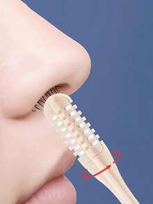 6pcs Set (1pc Facial Razor + 5pcs Nose Hair Trimmer) Facial Hair Removal Tool, Delicate Beauty Facial Razor, Spring Hair Removal Tool, Women's Lip Hair Remover, Facial Hair Removal Device, Lip Hair Removal Tool, Beard Facial Hair Leg Hair Removal Tool - View 6