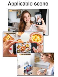 LED Foldable Magnetic Fill Light, Adjustable Multi-Angle Lighting, Suitable For Selfie, Video, Photography, Lighting, Fill Light, Magnetic Fill Light, 3-Level Dimmable, Lighting Fill Light - Fill Light - View 7