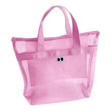 YIYIQCSJ 1 Bolsa de almacenamiento de gran capacidad para niños – Mochila de nylon transpirable con cordón, adecuada para la playa, la piscina y actividades al aire libre - Multicolor - Ver 7