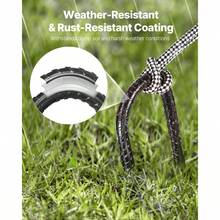 16-Inch 24 Pack Rebar Stakes Heavy Duty J Hook Galvanized Steel Ground Anchors-XY493642 - Default - View 6