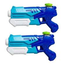 2pzs Pistola De Agua Juguete Playa Patio Lanzadores De Agua - Azul - Ver 1