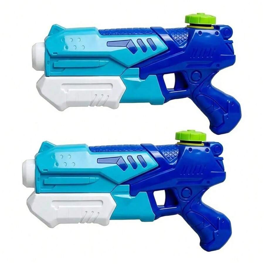 2pzs Pistola De Agua Juguete Playa Patio Lanzadores De Agua - Azul - Ver 1