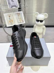 2026 Novos Sapatos Masculinos Sapatos de Casal Retrô Sapatos de Estudante de Cano Baixo com Caixa de Sapatos, Adequado para Presentes Escola Corrida Estudantes - Multicolorido - Visão 1