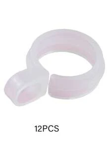 24/12 piezas Ganchos de plástico para colgar ropa, Ganchos de plástico resistentes al viento, Ganchos de plástico prácticos resistentes al viento para uso doméstico, Adecuados para colgar ropa, barras de ropa, cuerdas para tender - Ligeros y portátiles, fáciles de guardar cuando no se usan. - ganchos para perchero - Ver 12