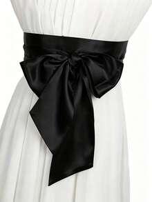 1 pièce Ceinture décorative de robe de mariée avec nœud - Multicolore - Voir 1