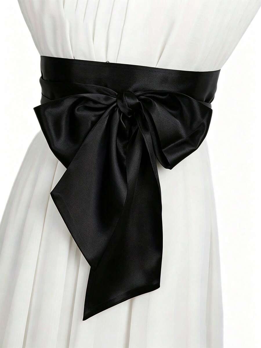 1 pièce Ceinture décorative de robe de mariée avec nœud - Multicolore - Voir 1