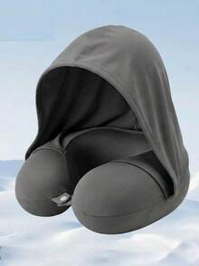 U-Shaped Neck Pillow - Portable And Breathable, With Ice Silk Cap Cover And Wide Brim, Great For Sleep Aid. Suitable For Office, Flight Travel And Business Trips; Ideal For Students And Office Workers. - Multiple Styles - View 15