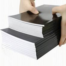 A5 Lined Thickened Black Softcover Notebook, Student Homework Book, Meeting Notebook Stationery, 36/48/62/84 Pages/Book, Minimalist Blank Grid And Lined Inner Pages, Suitable For Diary, Study, Back To School Supplies - Simple - View 6
