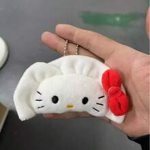 SANRIO 1個餃子造型毛絨娃娃吊飾 包包掛飾 生日禮物紀念品 - 彩色 - 查看 3