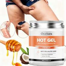 OceAura 114g,Hot Cream, Promoting Heat Shaping, Firming The Skin, Enhancing Skin Elasticity, Tightening The Excess Fat On The Arms And Abdomen, Highlighting A Light And Graceful Figure Care Cream - Orange - View 7