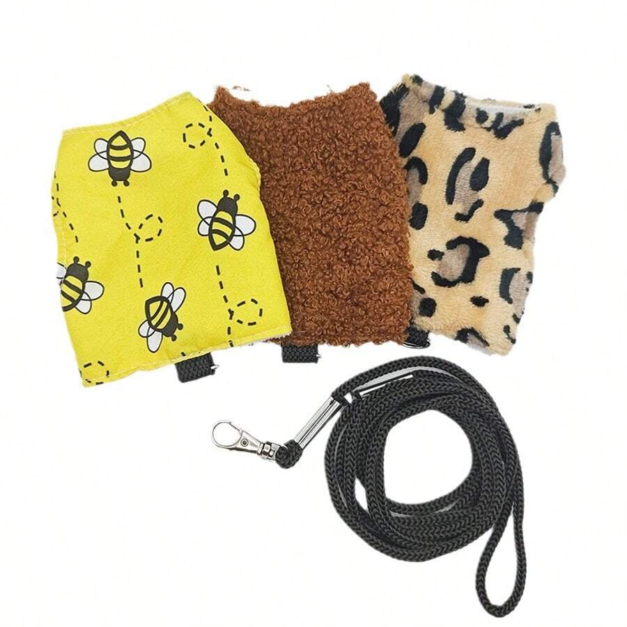 Lizard Leash Reptile Harness Chameleon Squirrel Leash Clothes Small Pet Supplies - Chest Strap + Traction Rope - View 1