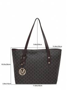 2026 New Style, Fashionable, Versatile, Niche Design, Classic And Simple Shoulder Commuter Bag, Hand-Held, Shoulder Bag - Coffee - View 3