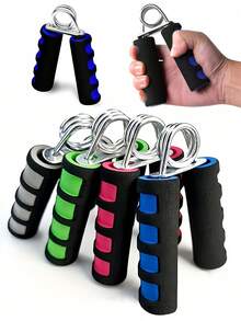 Wrist Developer Resistance Grip Trainer Portable A-Type Hand Grip Strengthener Soft Foam Hand Exerciser For Men Women For Sports Gym Home Workout Gym Essential Accessories - Multicolor - View 2
